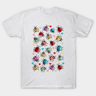 Rainbow ladybirds T-Shirt